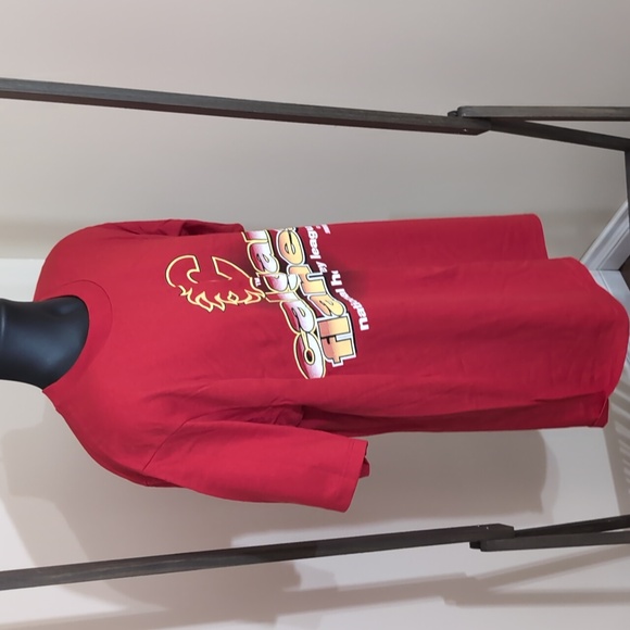 NHL| NWOT Vintage Calgary Flames NHL Red Short Sleeve T-shirt - Picture 4 of 12